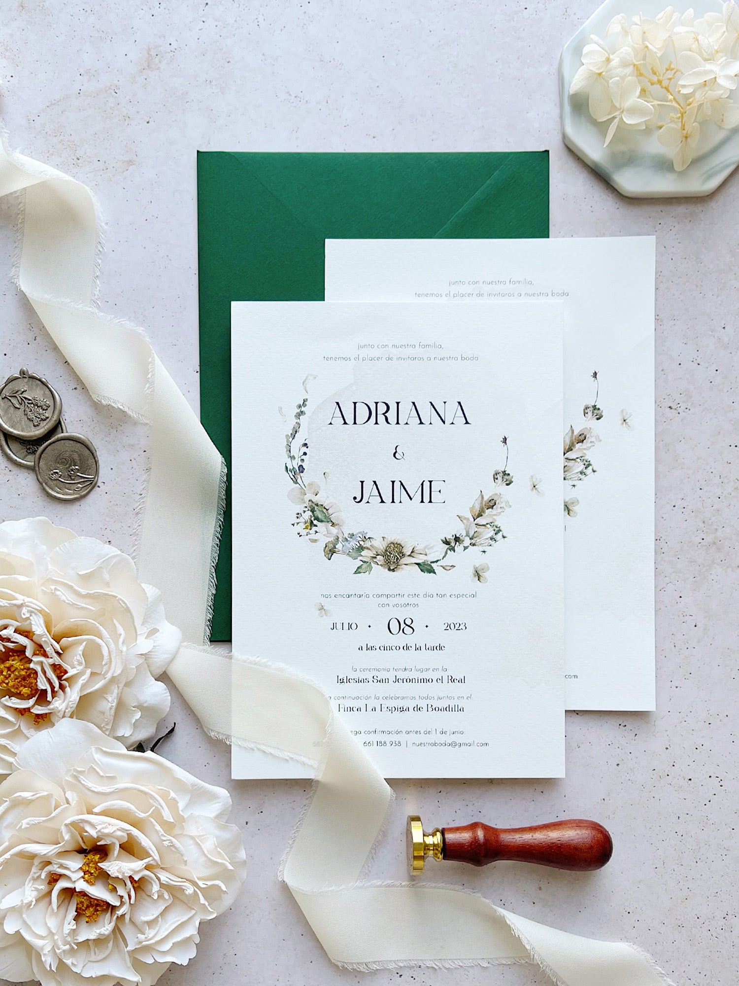 invitaciones de boda sencillas y elegantes